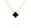 COLLAR TREBOL BLACK GOLD