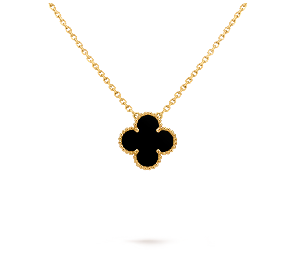 COLLAR TREBOL BLACK GOLD