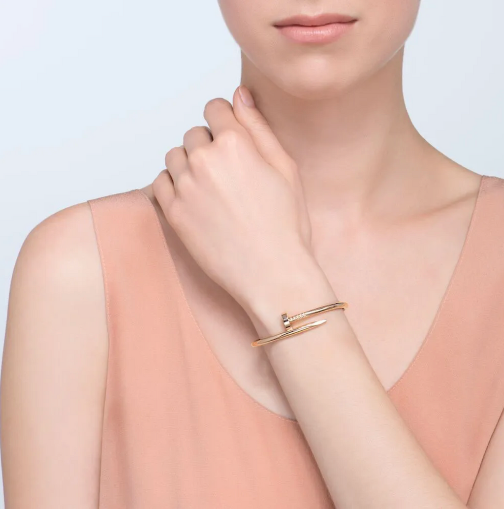 PULSERA CLAVO ROSE GOLD
