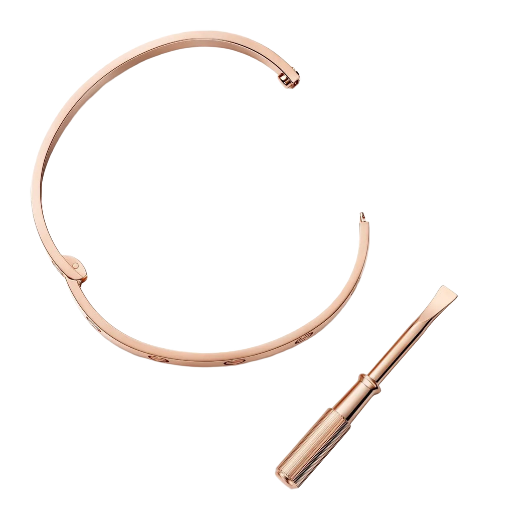 PULSERA LOVE ROSE GOLD
