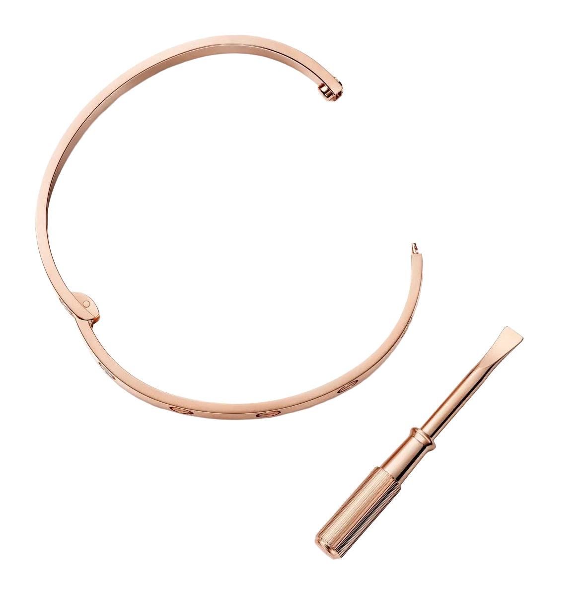 PULSERA LOVE ROSE GOLD